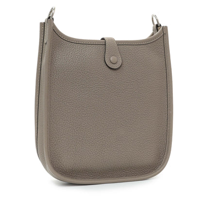 Exclusive Hermes Grey Clemence Evelyne TPM — Side View