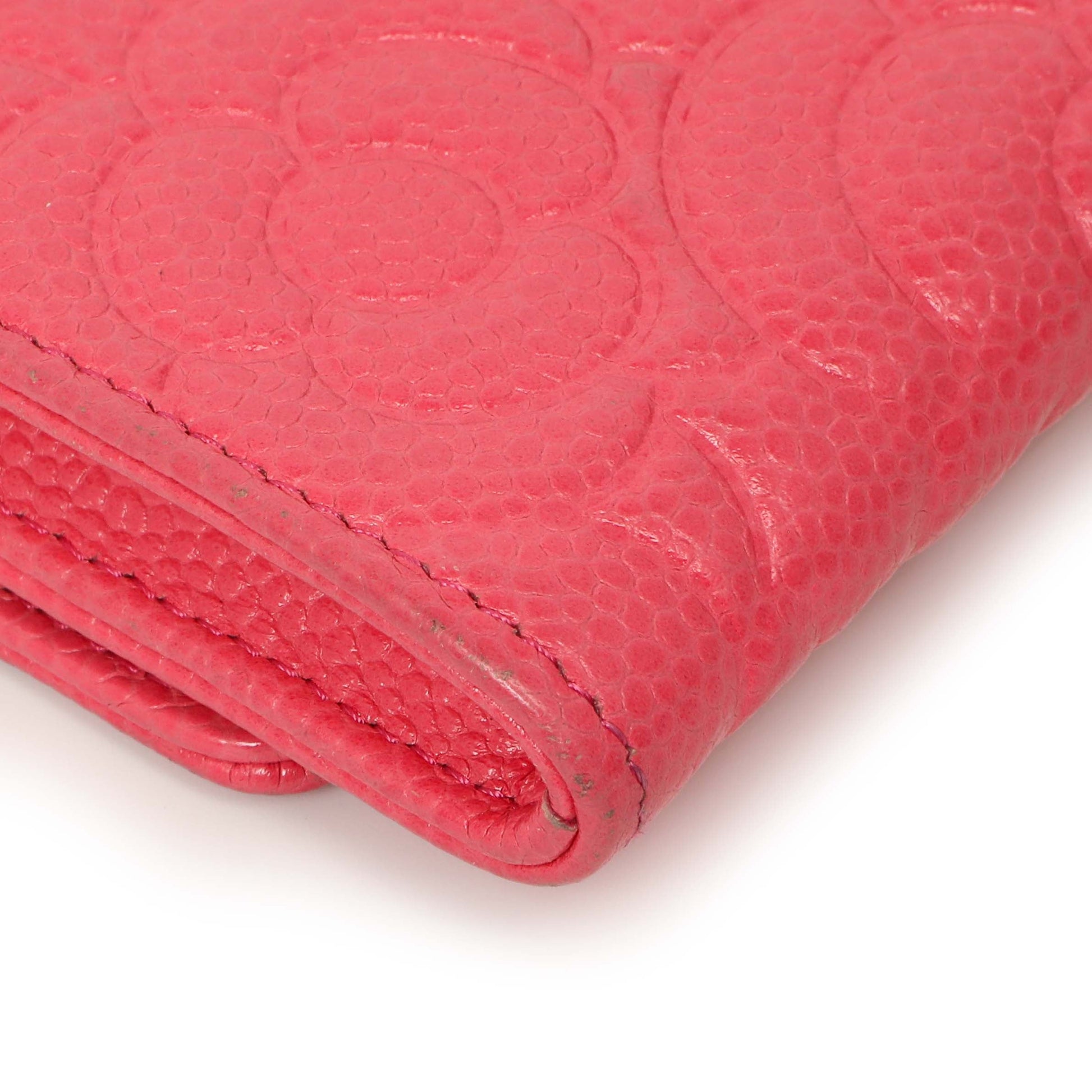 Exclusive Chanel Pink Caviar Camellia Card Holder — Alternate View 8