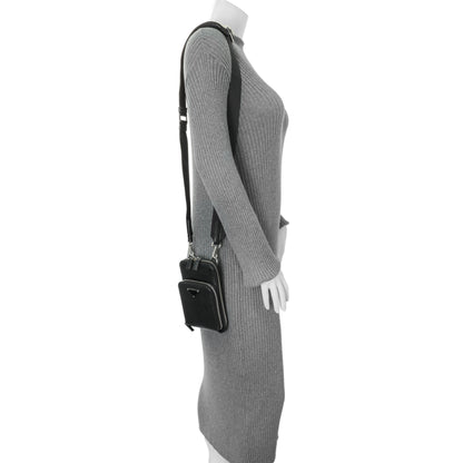 Exclusive Prada Black Saffiano Smartphone Case Crossbody — Alternate View 7