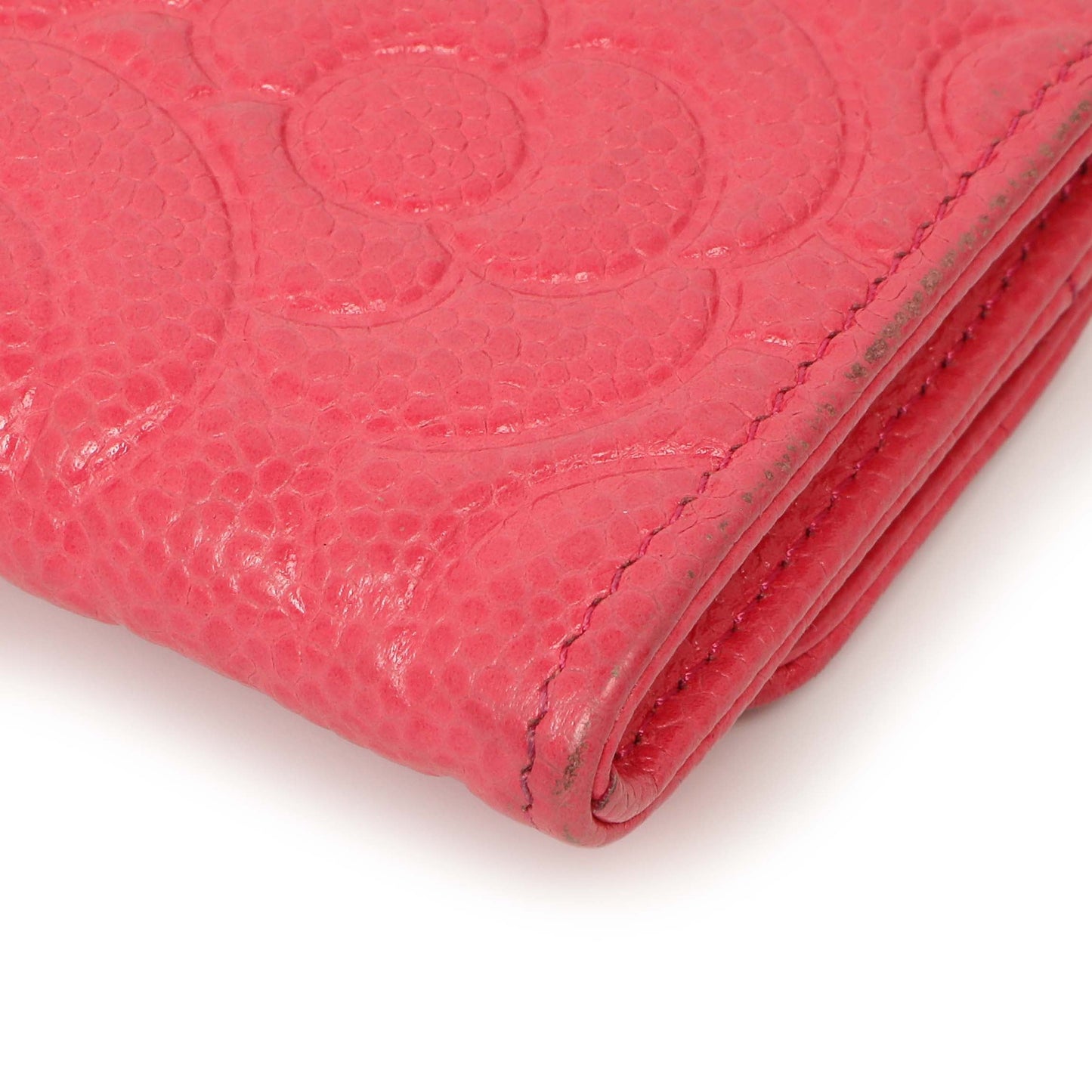 Exclusive Chanel Pink Caviar Camellia Card Holder — Alternate View 9