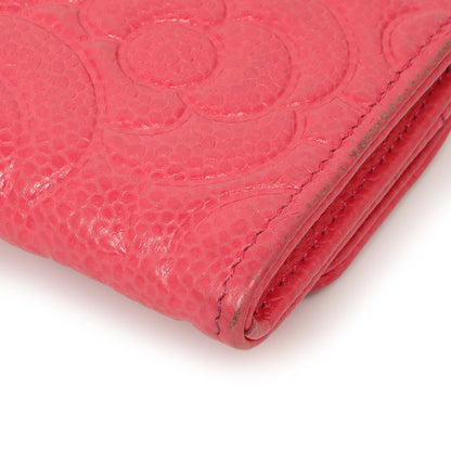 Exclusive Chanel Pink Caviar Camellia Card Holder — Alternate View 9
