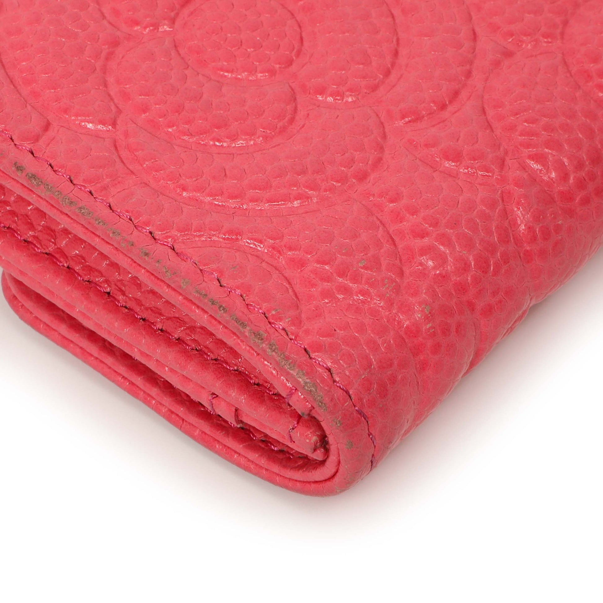 Exclusive Chanel Pink Caviar Camellia Card Holder — Alternate View 10