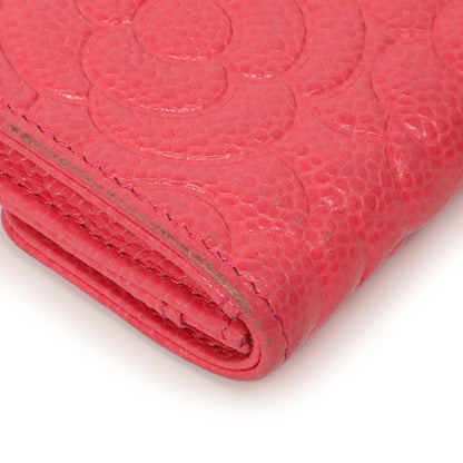 Exclusive Chanel Pink Caviar Camellia Card Holder — Alternate View 10