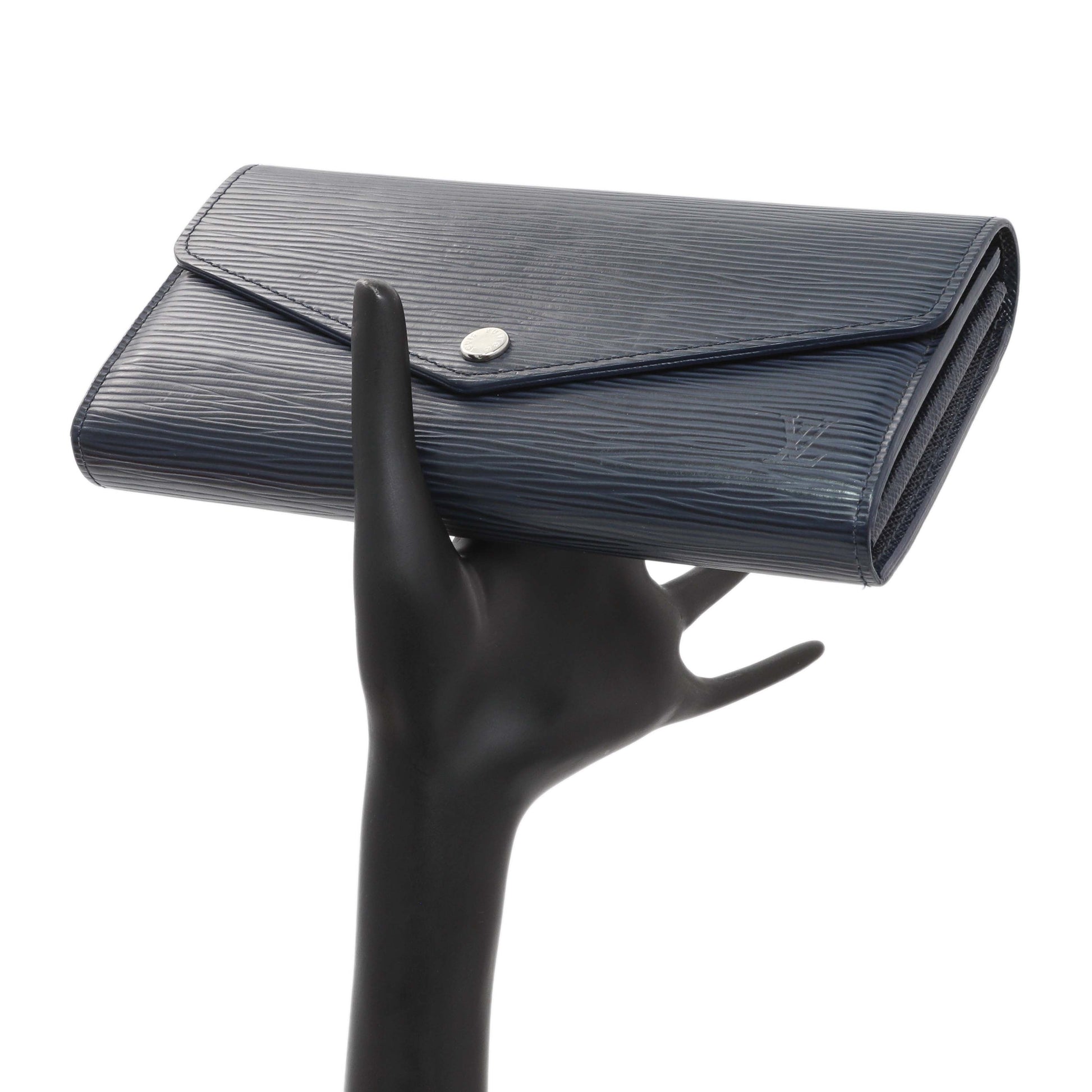 Exclusive Louis Vuitton Blue Epi Sarah Wallet — Alternate View 14