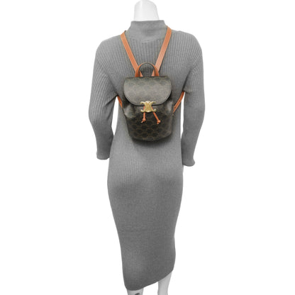 Exclusive Celine Triomphe Canvas Bonnie Backpack — Alternate View 7