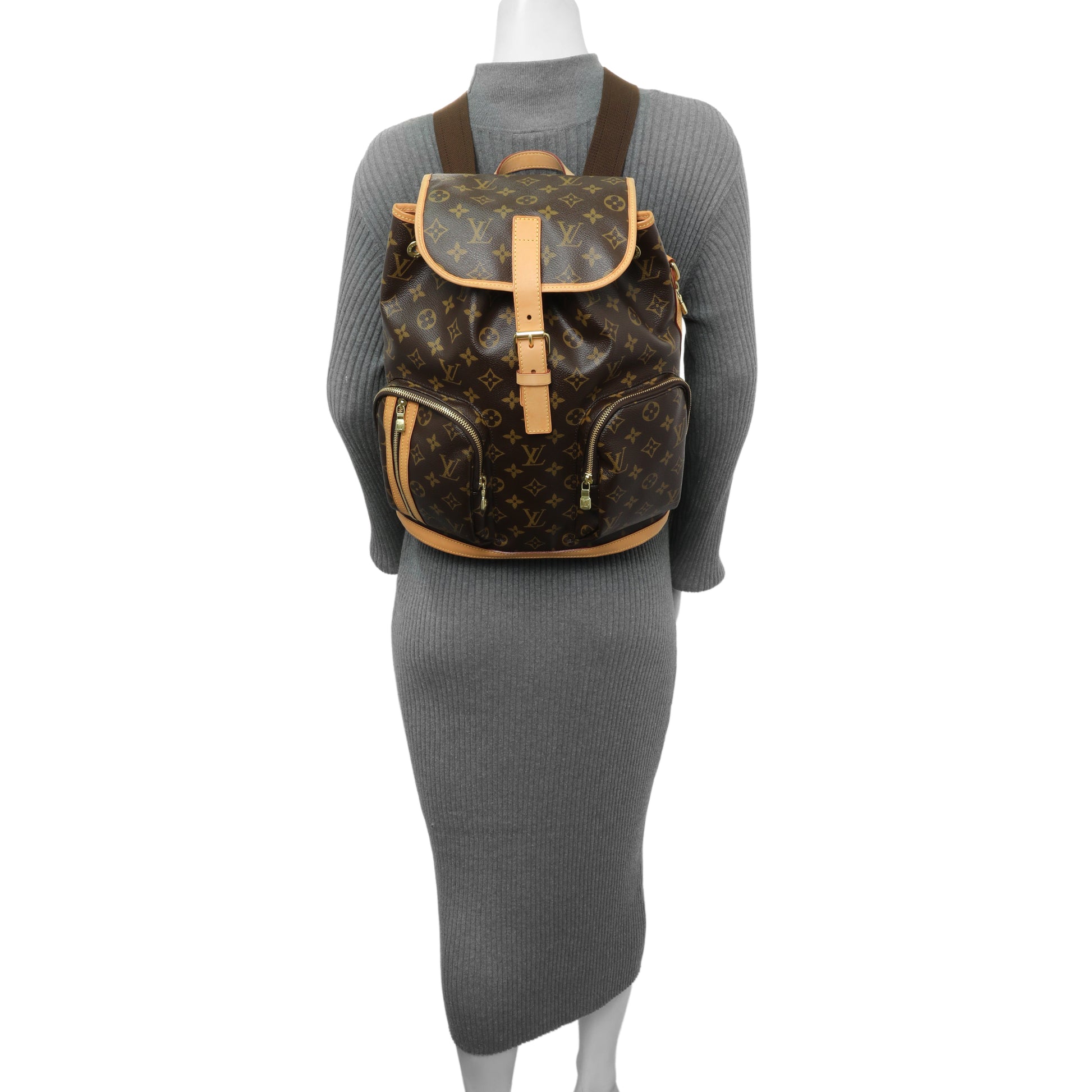 Exclusive Louis Vuitton Monogram Bosphore Backpack — Alternate View 9
