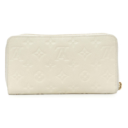 Exclusive Louis Vuitton White Empreinte Zippy Organizer — Side View