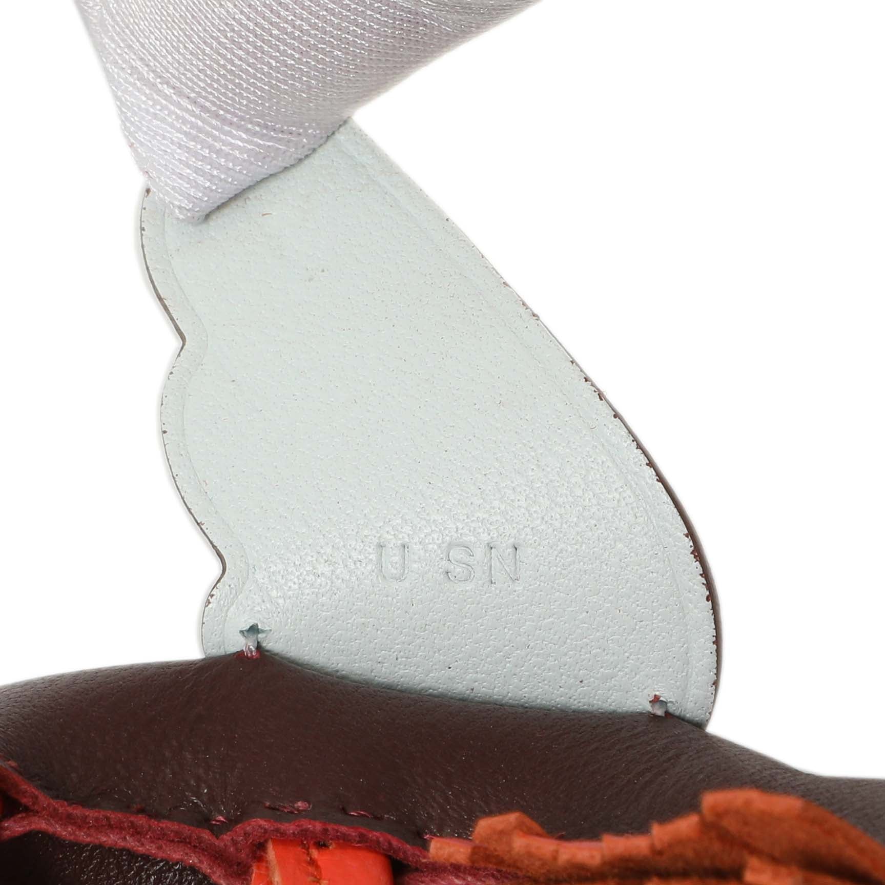 Exclusive Hermes Milo Lambskin Grigri Rodeo Pegase Horse Bag Charm PM — Top View