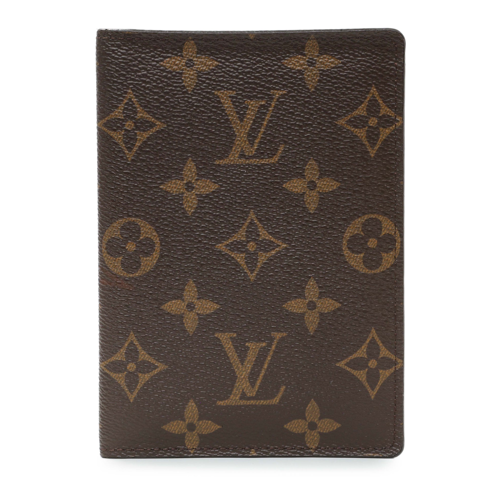 Exclusive Louis Vuitton Monogram Passport Cover — Front View