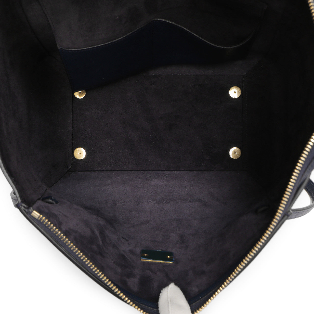 Exclusive Celine Blue Grained Calfskin Mini Belt Bag — Alternate View 8