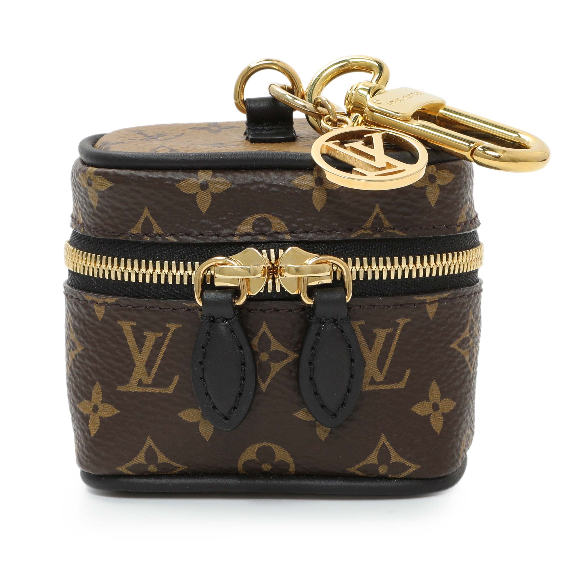 Exclusive Louis Vuitton Reverse Monogram Vanity Bag Charm — Front View