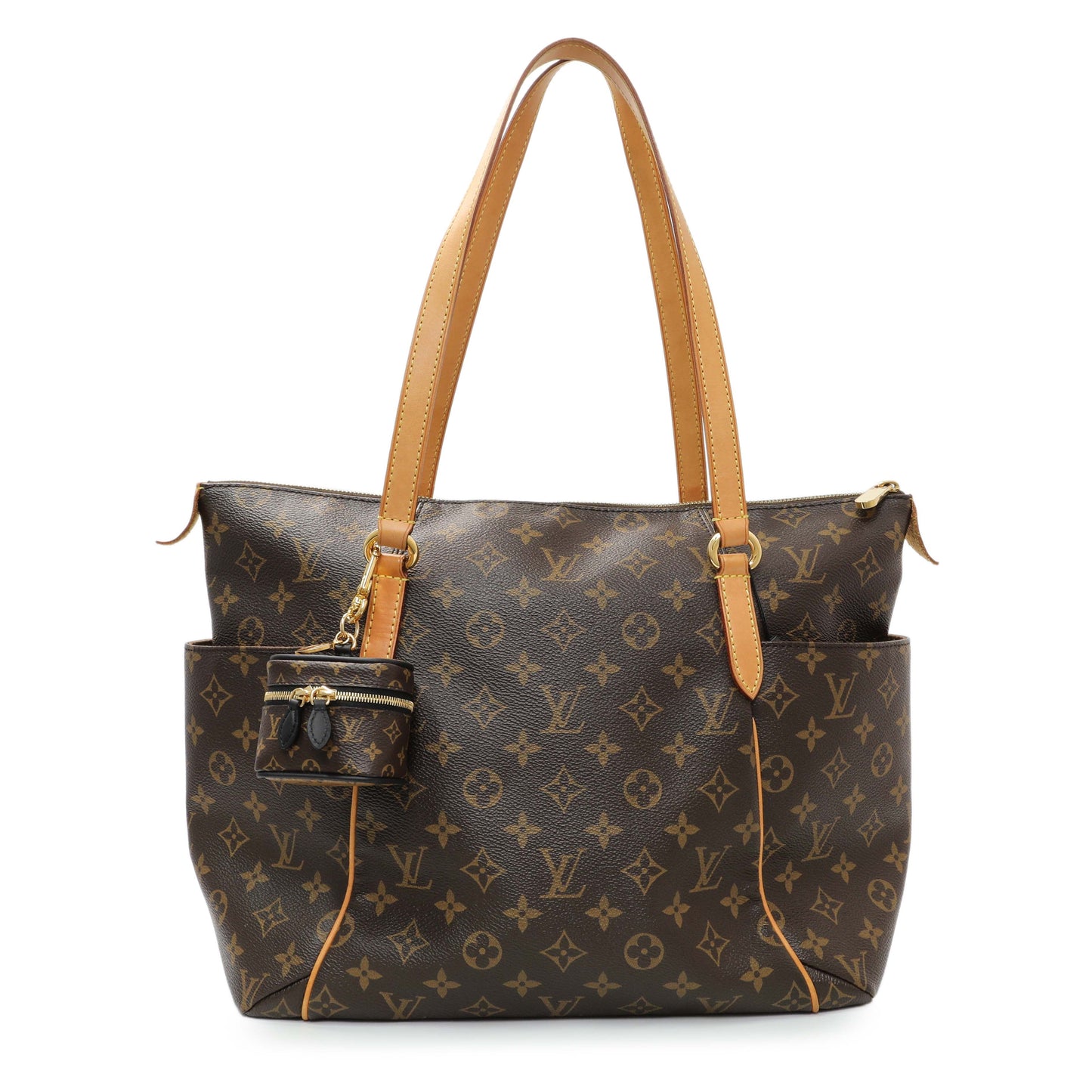 Exclusive Louis Vuitton Reverse Monogram Vanity Bag Charm — Lifestyle View