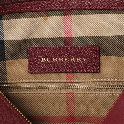 Exclusive Burberry Burgundy Grained Calfskin Small Helmsley Crossbody — Alternate View 10
