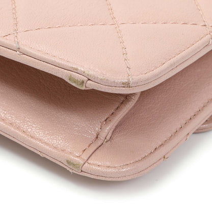 Exclusive Chanel Pink Quilted Sheepskin Mini Beauty Lock Flap — Alternate View 7
