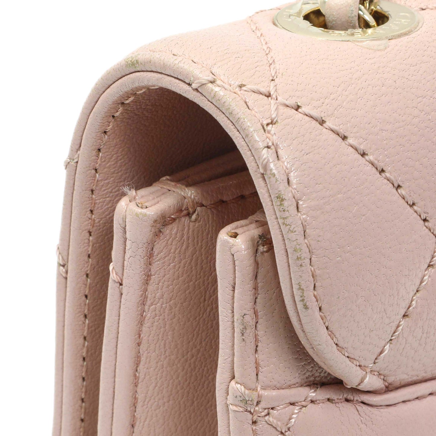 Exclusive Chanel Pink Quilted Sheepskin Mini Beauty Lock Flap — Alternate View 8