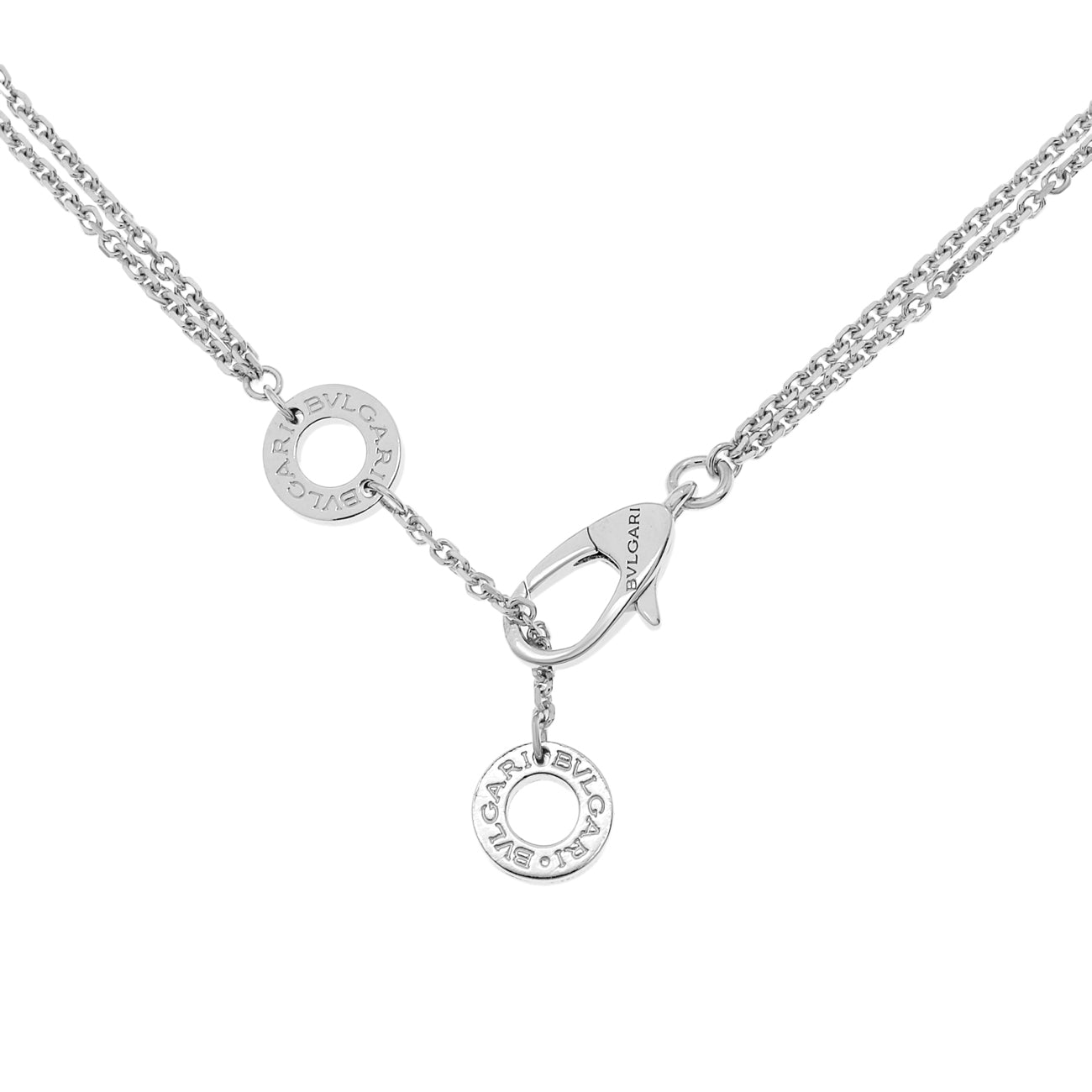 Exclusive Bulgari 18K White Gold Diamond Divas' Dream Bracelet — Side View