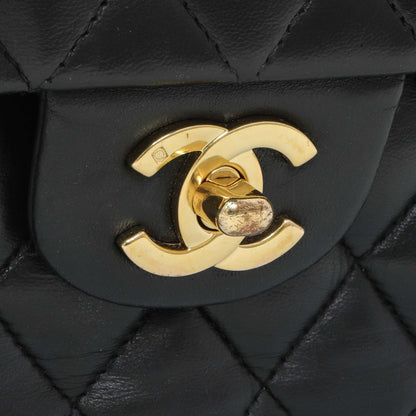 Exclusive Chanel Black Quilted Lambskin Small Double Flap — Alternate View 11