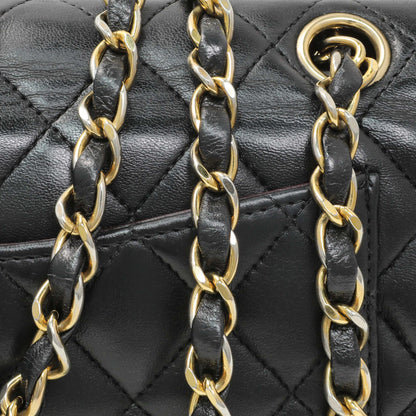 Exclusive Chanel Black Quilted Lambskin Small Double Flap — Alternate View 14