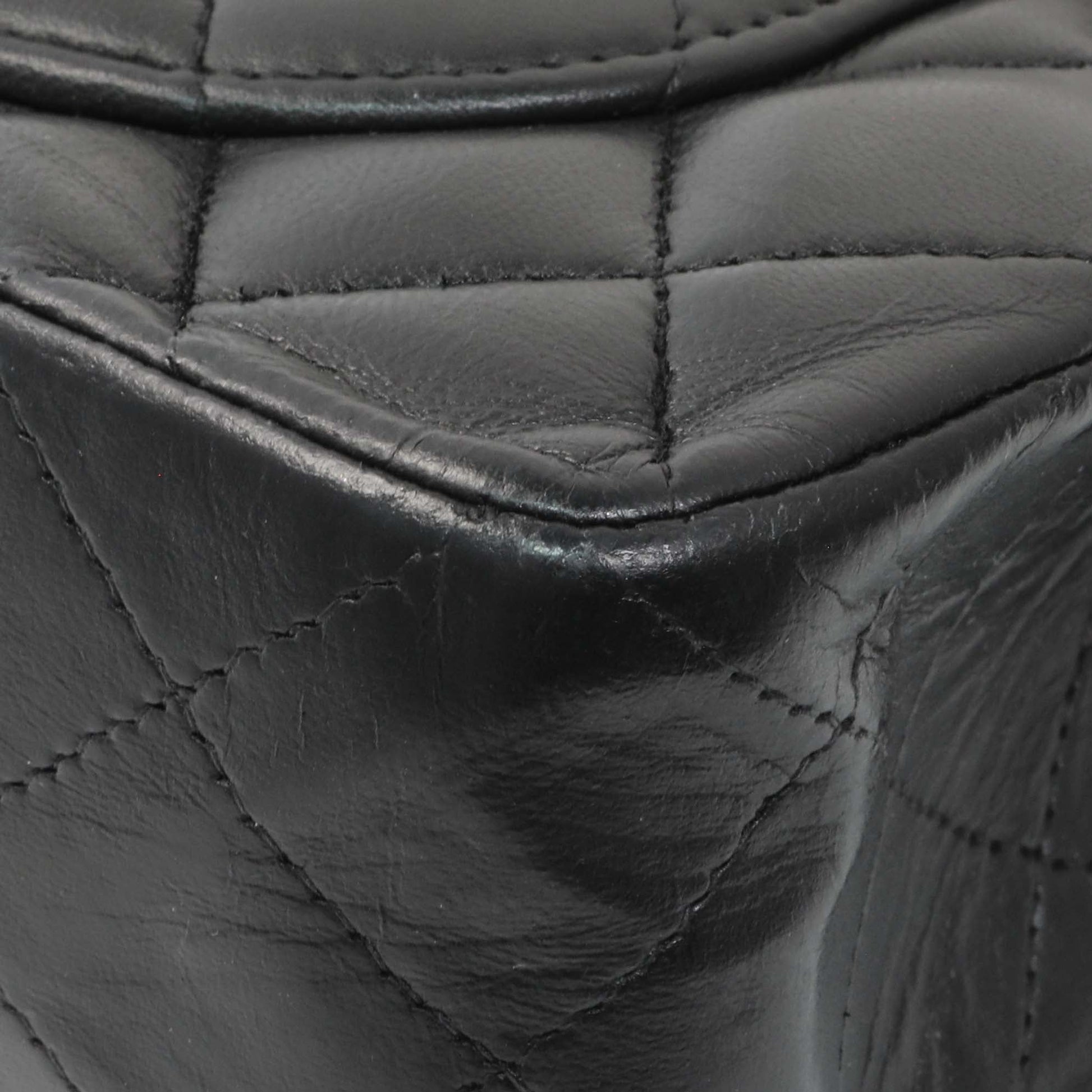 Exclusive Chanel Black Quilted Lambskin Small Double Flap — Alternate View 7