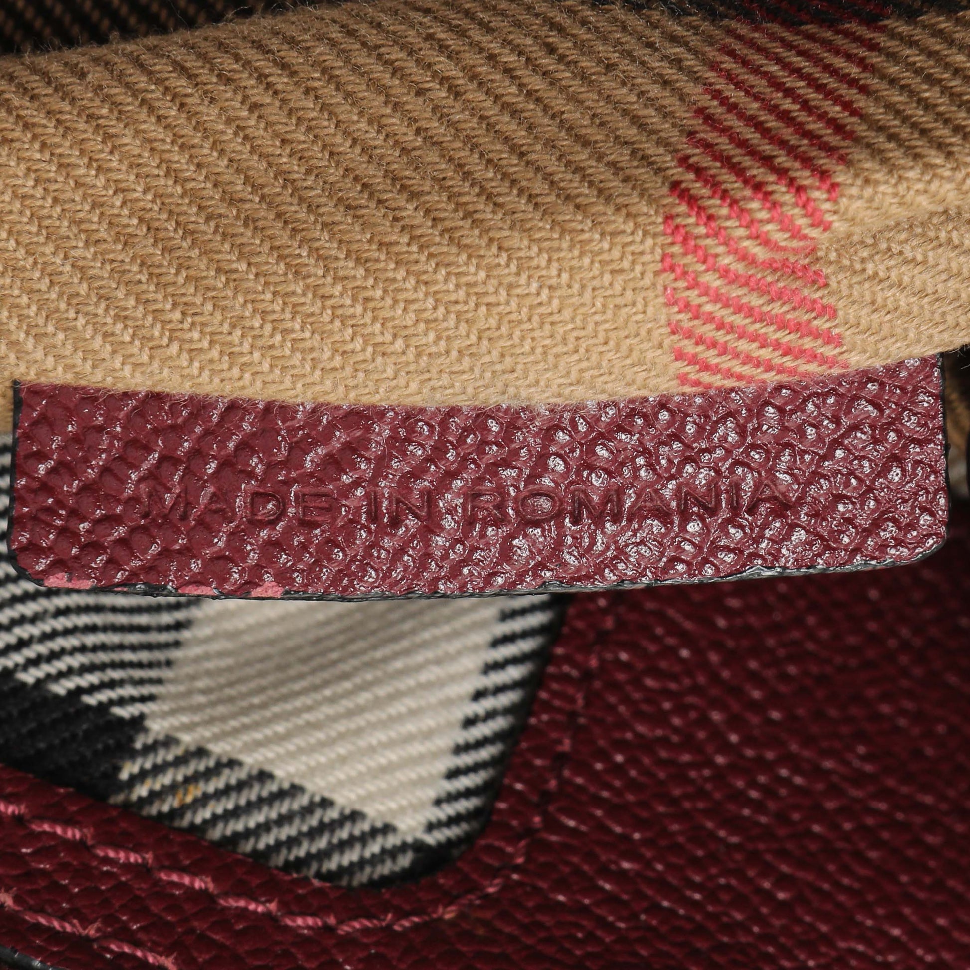 Exclusive Burberry Burgundy Grained Calfskin Small Helmsley Crossbody — Alternate View 12