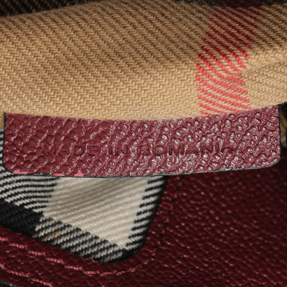 Exclusive Burberry Burgundy Grained Calfskin Small Helmsley Crossbody — Alternate View 12