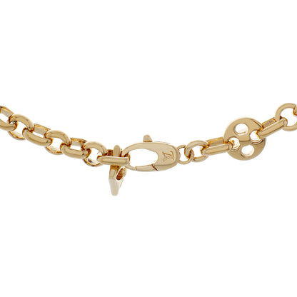Exclusive Louis Vuitton Crazy In Lock Necklace — Side View