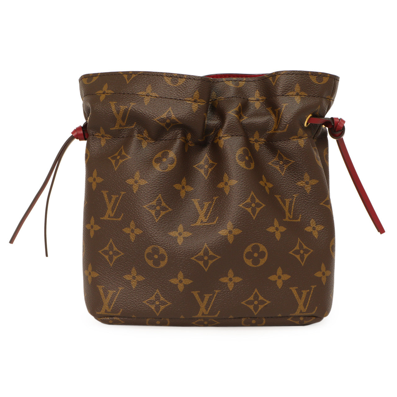 Exclusive Louis Vuitton Monogram Fuchsia Noe Pouch — Front View