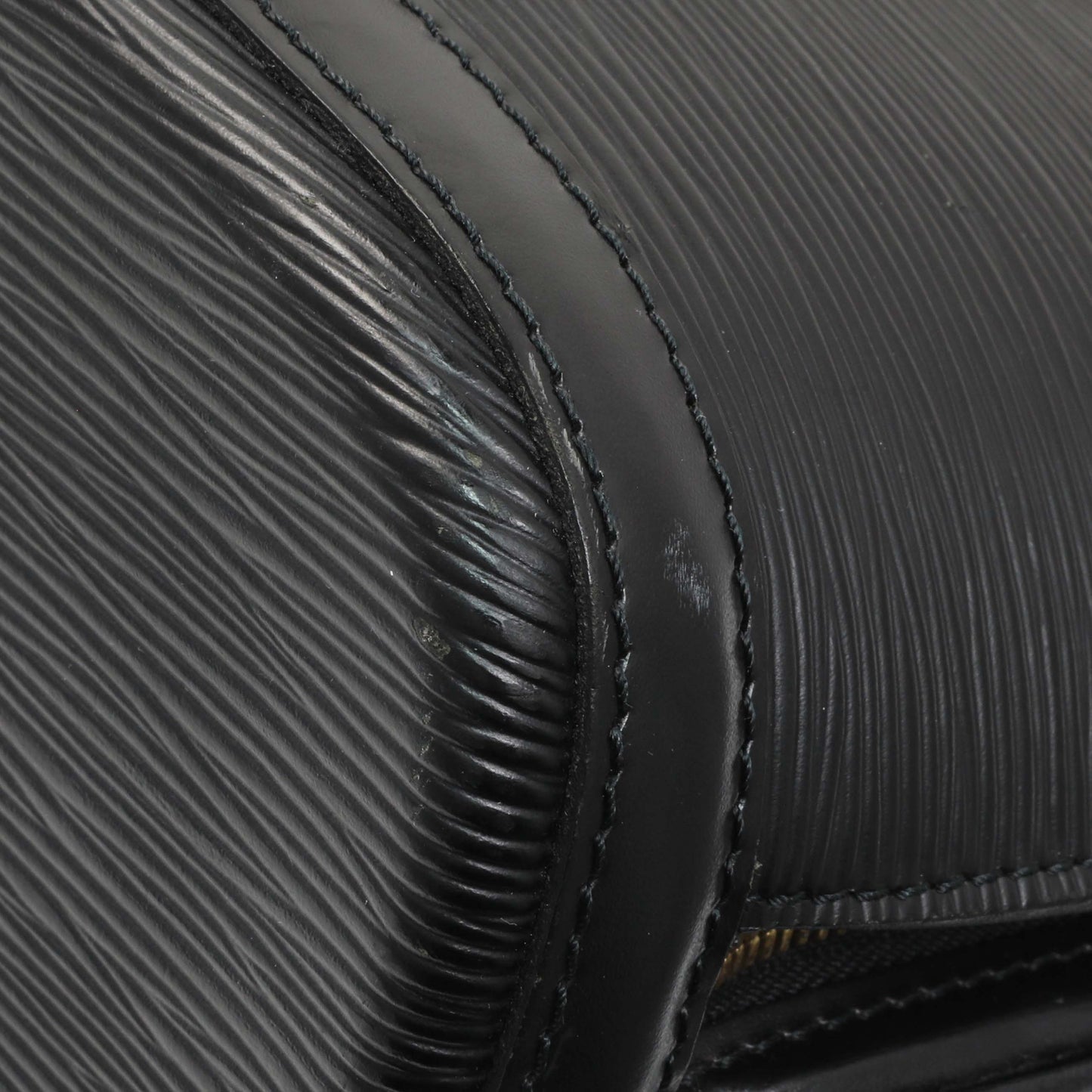 Exclusive Louis Vuitton Black Epi Lussac — Detail View