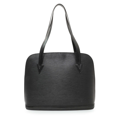 Exclusive Louis Vuitton Black Epi Lussac — Front View