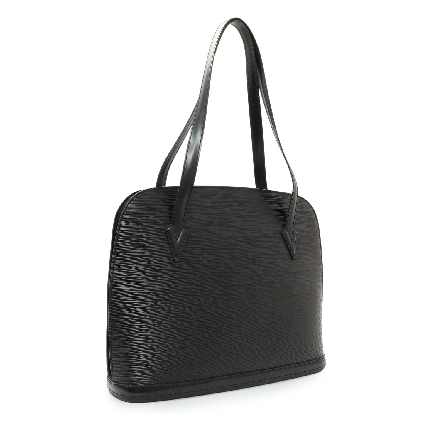 Exclusive Louis Vuitton Black Epi Lussac — Side View