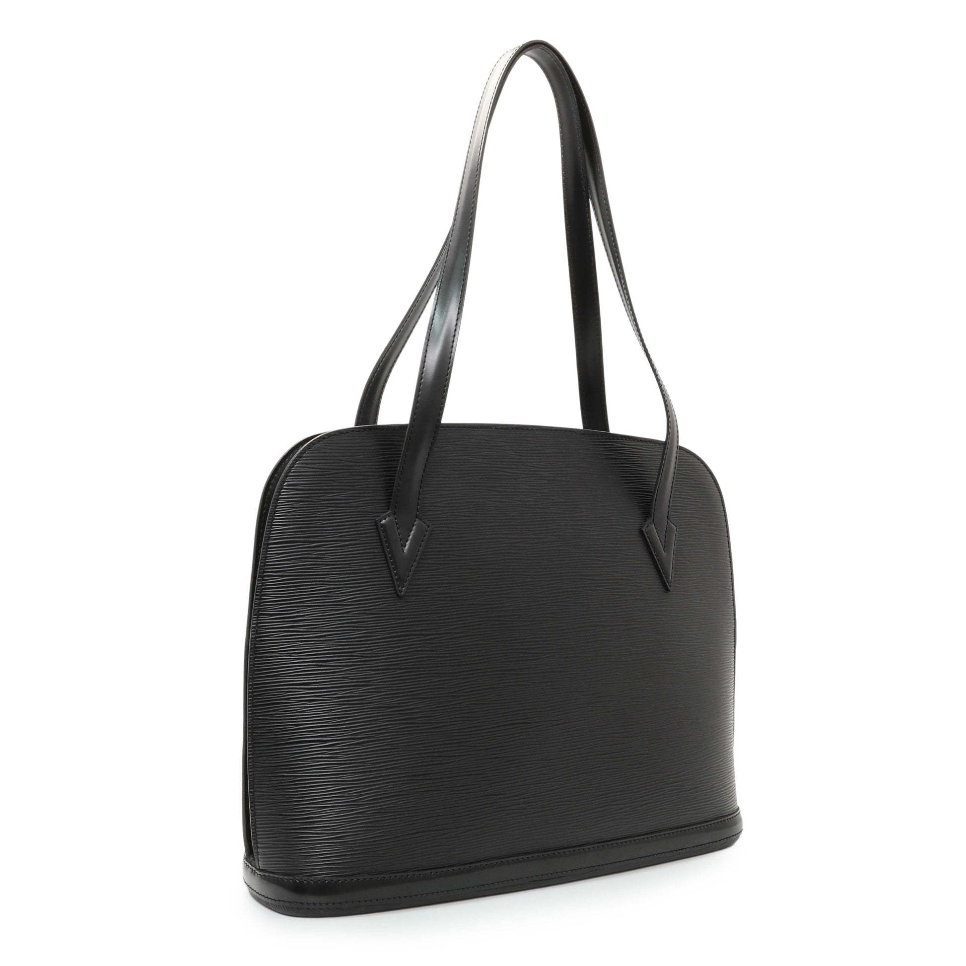 Exclusive Louis Vuitton Black Epi Lussac — Side View