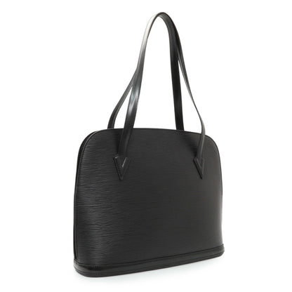 Exclusive Louis Vuitton Black Epi Lussac — Side View