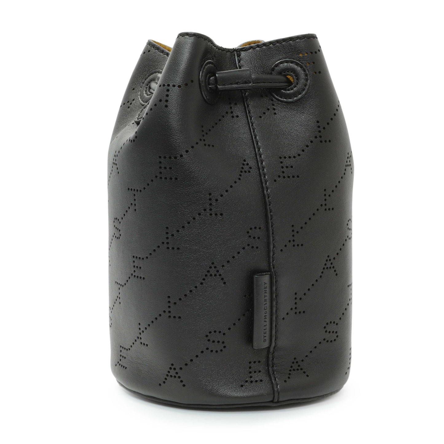 Exclusive Stella McCartney Perforated Eco Alter Nappa Mini Bucket Bag — Back View