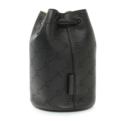 Exclusive Stella McCartney Perforated Eco Alter Nappa Mini Bucket Bag — Back View