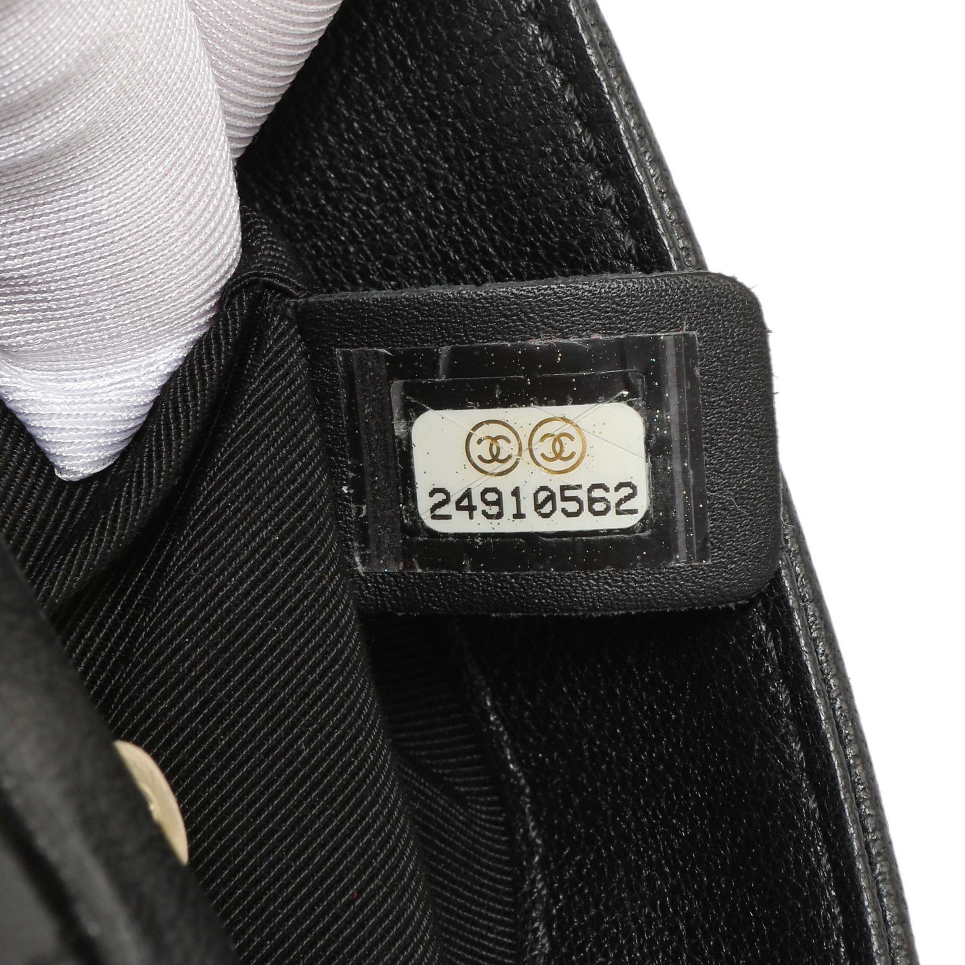 Exclusive Chanel Black Sheepskin Medium Vintage Mademoiselle Flap — Alternate View 10