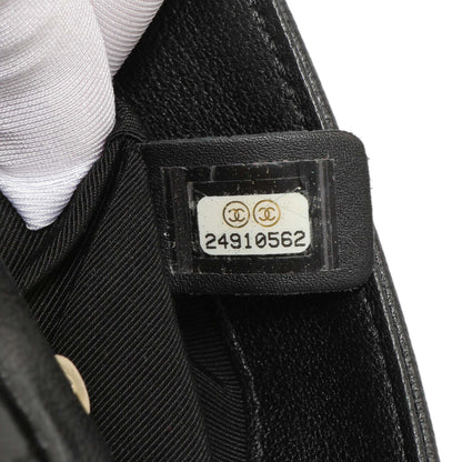 Exclusive Chanel Black Sheepskin Medium Vintage Mademoiselle Flap — Alternate View 10