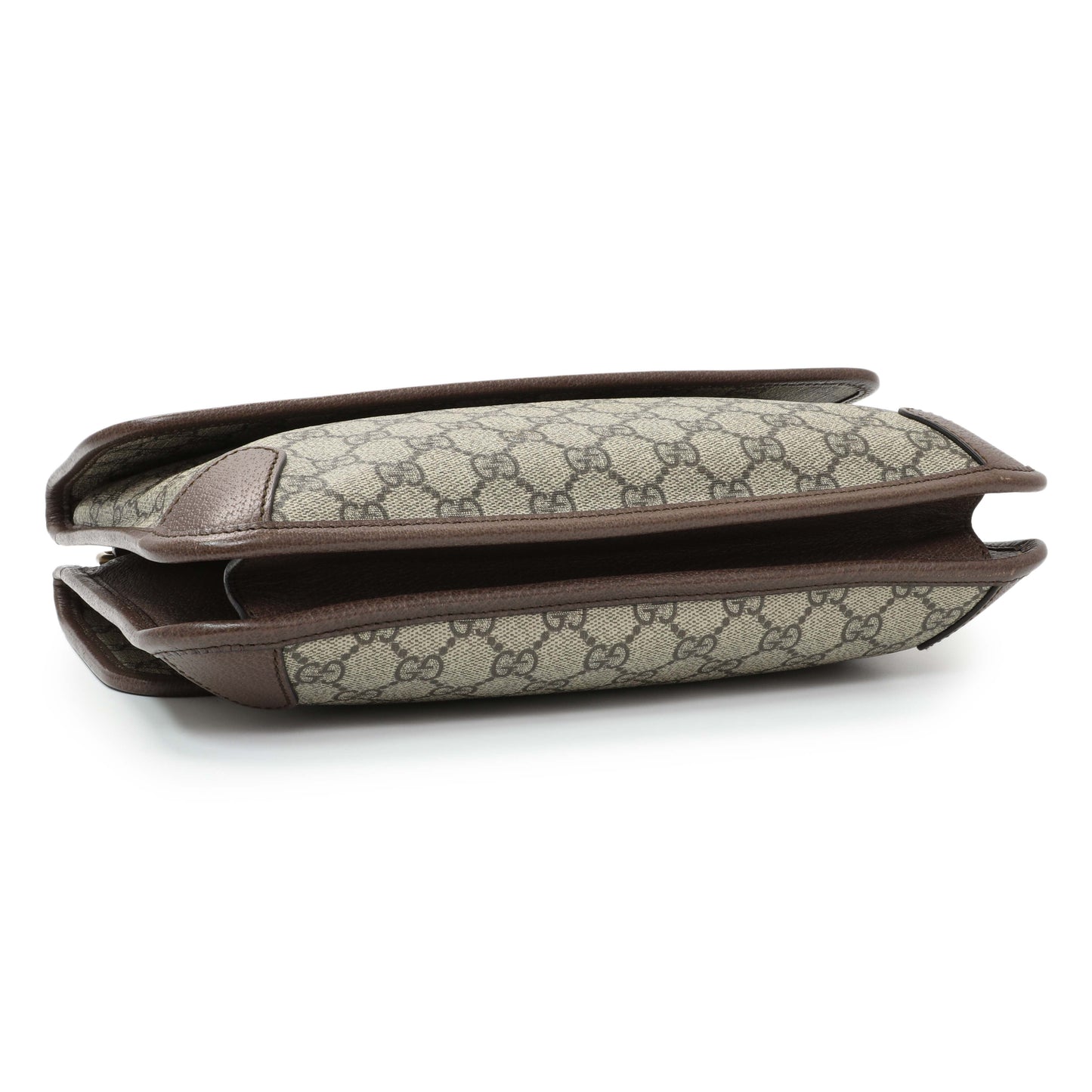Exclusive Gucci GG Supreme Monogram Web Neo Vintage Messenger Bag — Back View