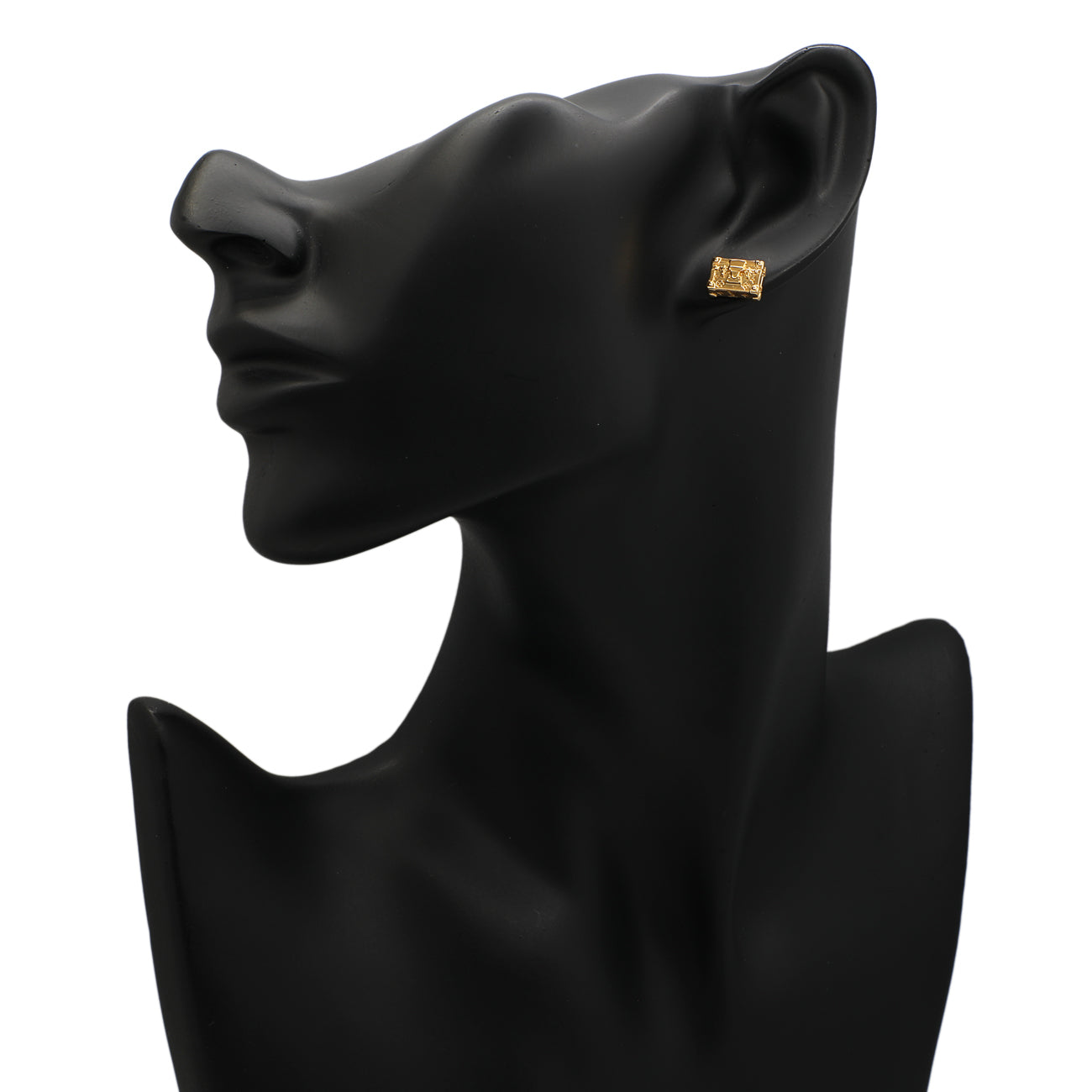 Exclusive Louis Vuitton Petite Malle Earrings — Back View