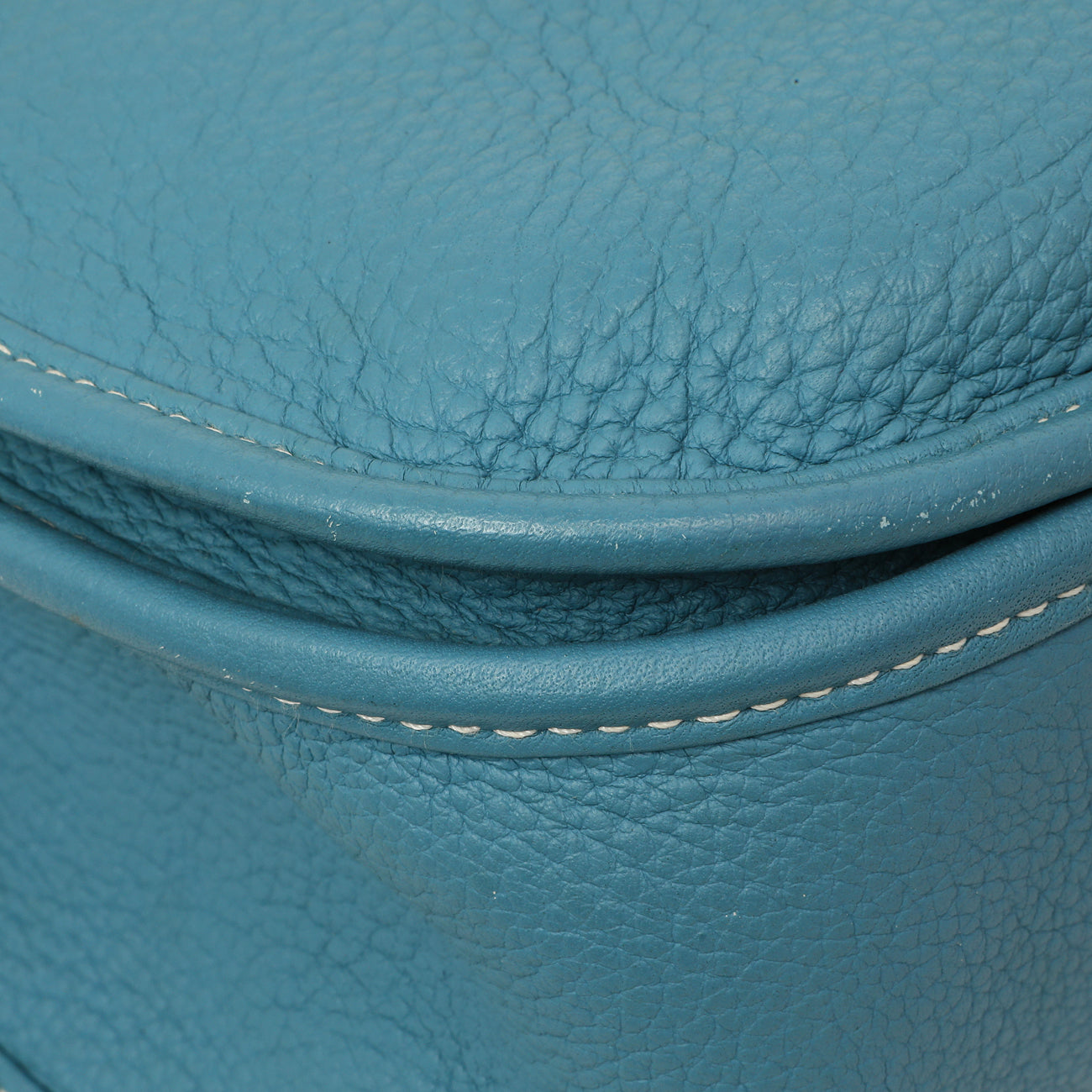 Exclusive Hermes Blue Jean Clemence Evelyne III GM — Lifestyle View