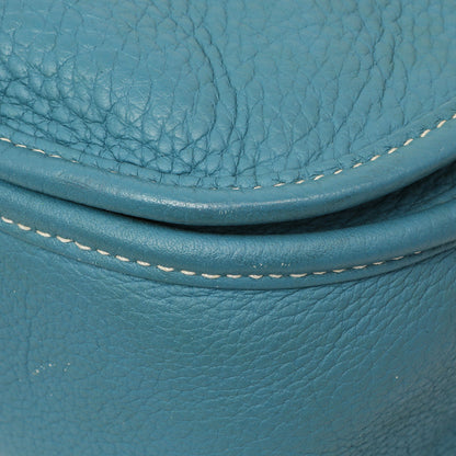 Exclusive Hermes Blue Jean Clemence Evelyne III GM — Alternate View 7