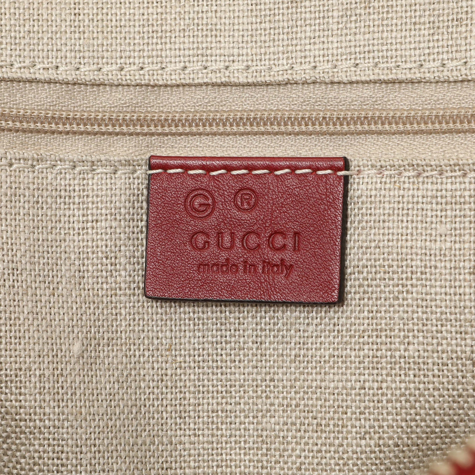 Exclusive Gucci Burgundy Soft Microguccissima Medium Dome Bag — Alternate View 9