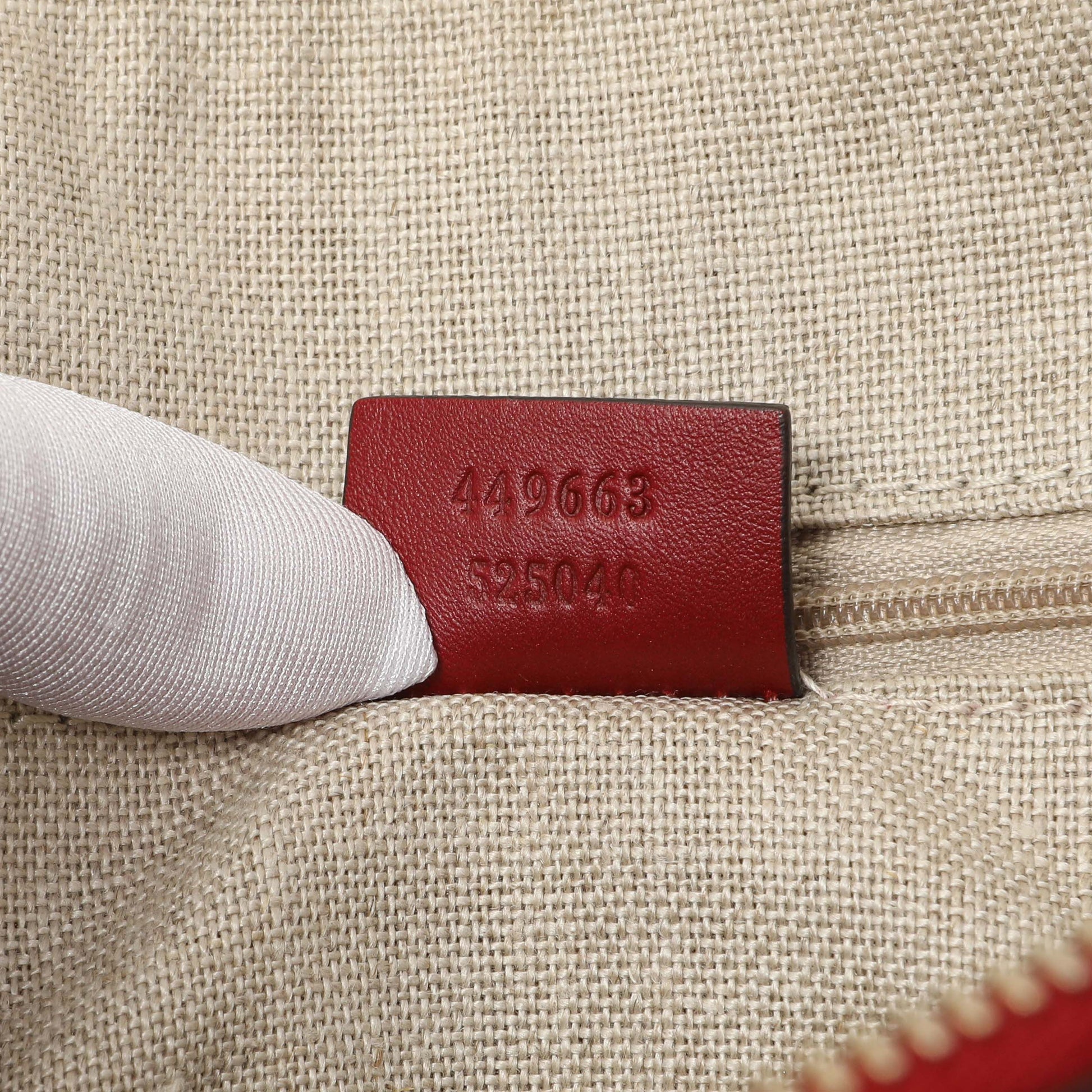 Exclusive Gucci Burgundy Soft Microguccissima Medium Dome Bag — Alternate View 10