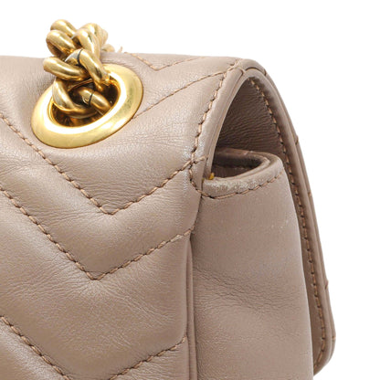 Exclusive Gucci Porcelain Rose Calfskin Matelasse Medium GG Marmont Shoulder Bag — Alternate View 11