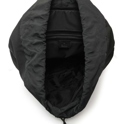 Exclusive Gucci Techno Canvas Web L'Aveugle Par Amour Embroidered Double Buckle Backpack — Top View