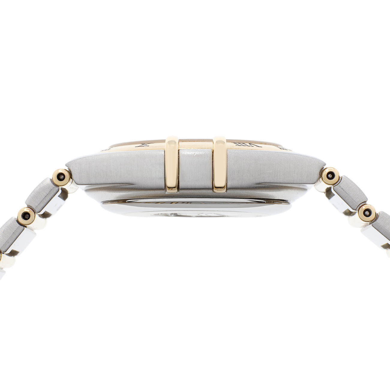 Exclusive Omega Stainless Steel 18K Yellow Gold 27mm Constellation Automatic 1292.30.00 — Back View