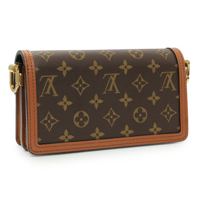 Exclusive Louis Vuitton Reverse Monogram Dauphine Mini East West — Side View