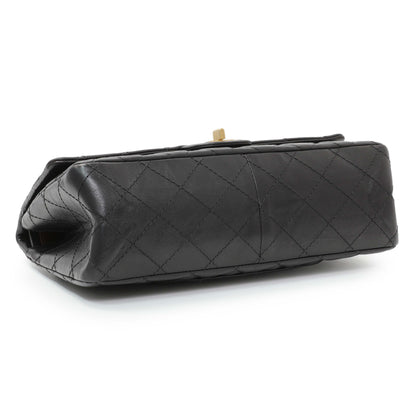 Exclusive Chanel Black Quilted Aged Calfskin 2.55 Reissue 226 Flap — Back View