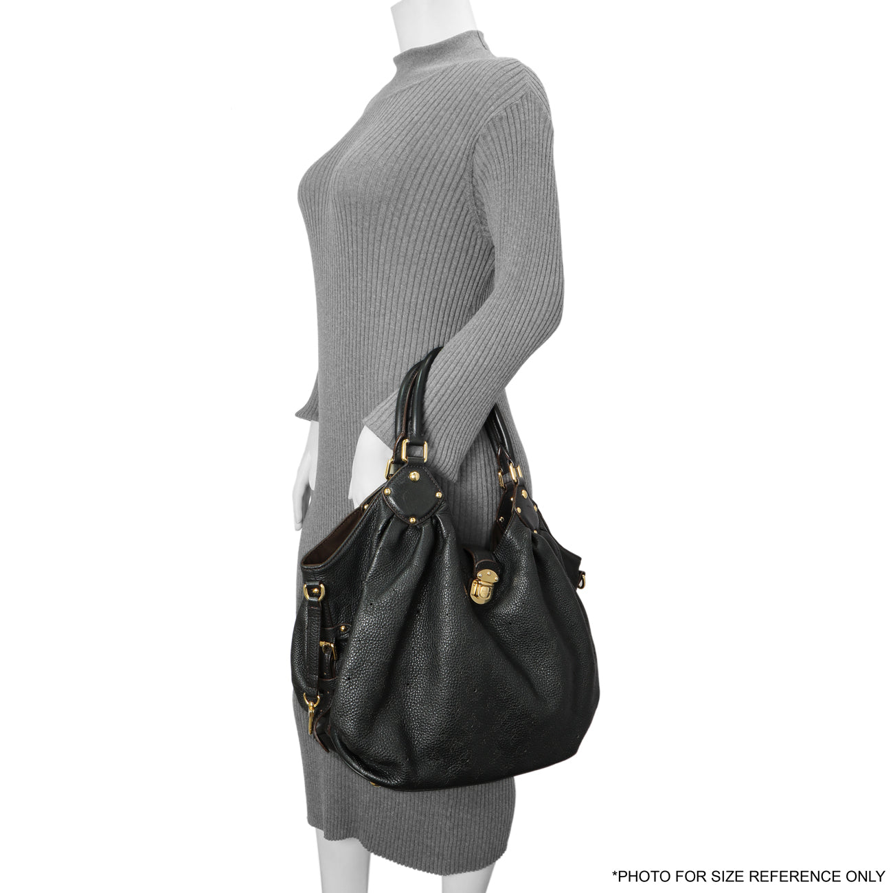 Exclusive Louis Vuitton Black Monogram Mahina L — Alternate View 8