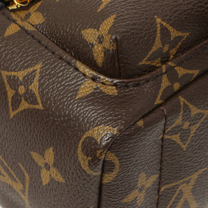 Exclusive Louis Vuitton Monogram My World Tour Palm Springs Backpack Mini — Top View