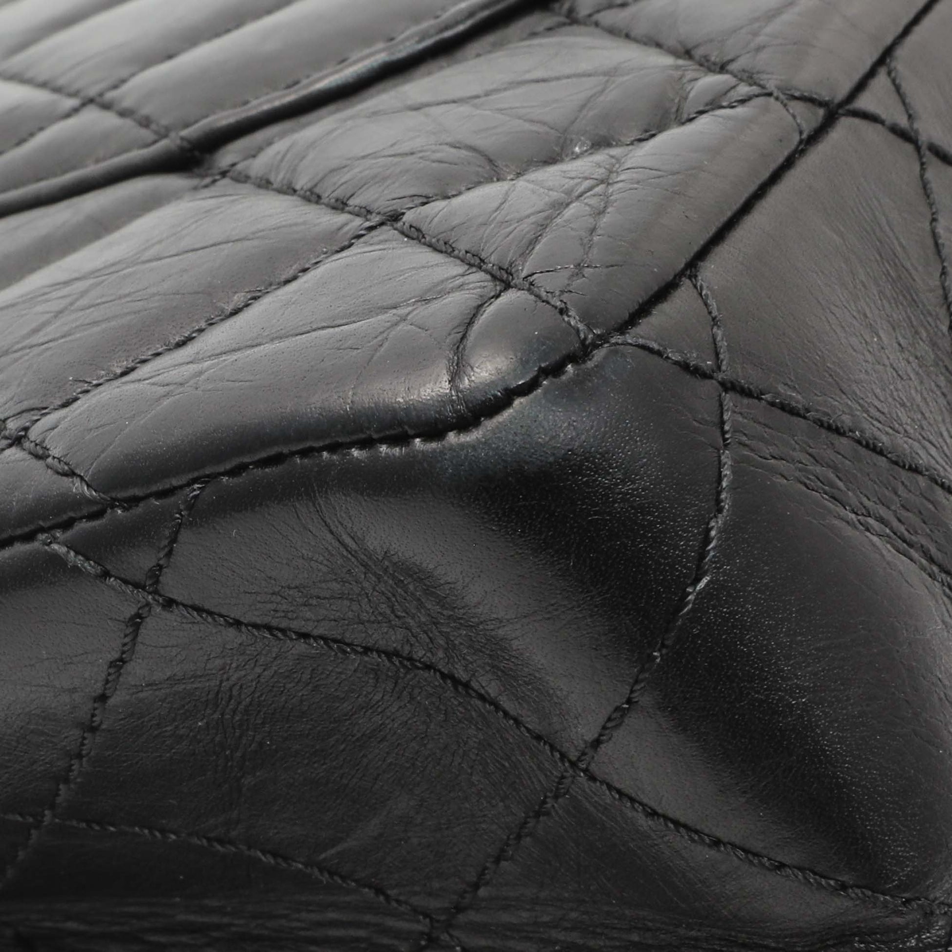 Exclusive Chanel Black Quilted Aged Calfskin 2.55 Reissue 226 Flap — Lifestyle View